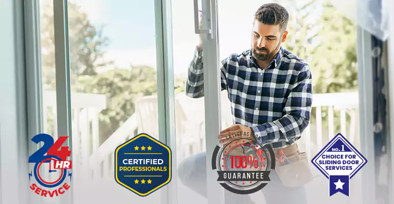 Residential Impact Sliding Glass Door Repair in Coconut Creek